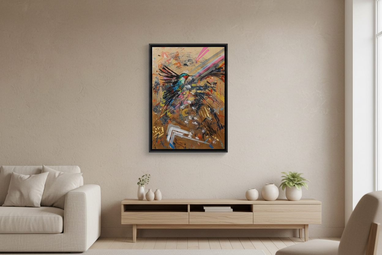 Freedom in the Chaos - warm living room