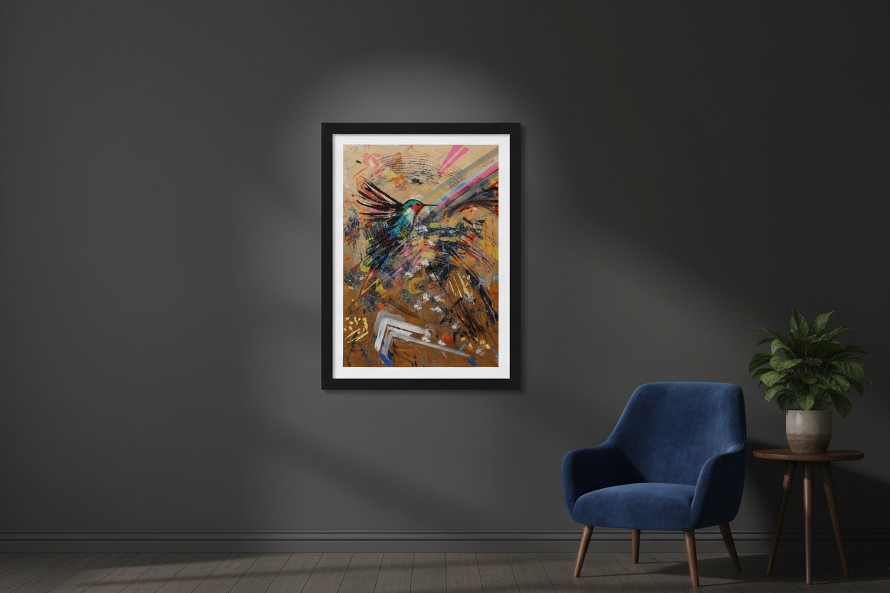 Hummingbird - dark interior