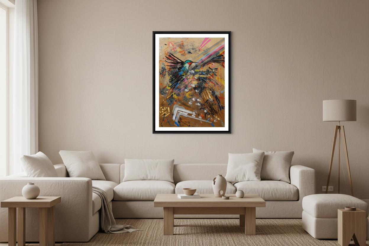 Hummingbird - warm living room