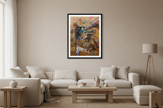 Hummingbird - warm living room